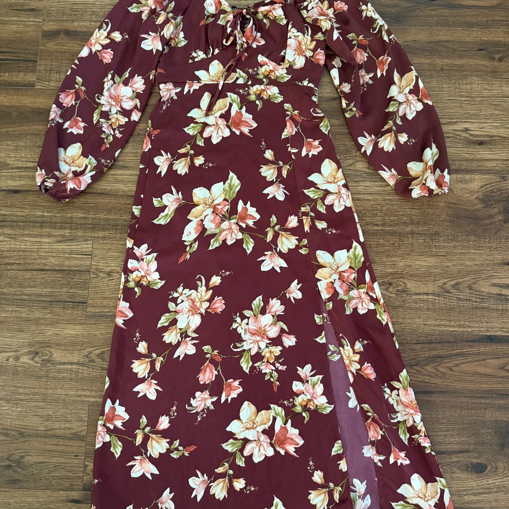 NEW Fall Floral Maxi Dress